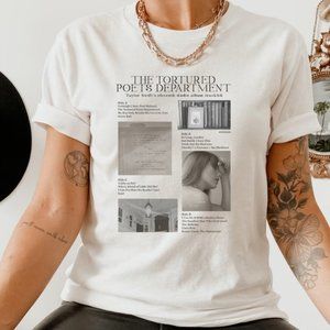 The Tortured Poets Department Crewneck t-shirt, TS New Album t-shirt
